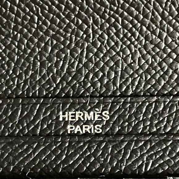 New Hermès So Black Bearn Compact monochrome Wallet - Picture 14 of 16